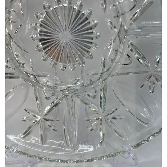 Vtg Anchor Hocking Divided Platter W/ Handles - Picture 4 of 7